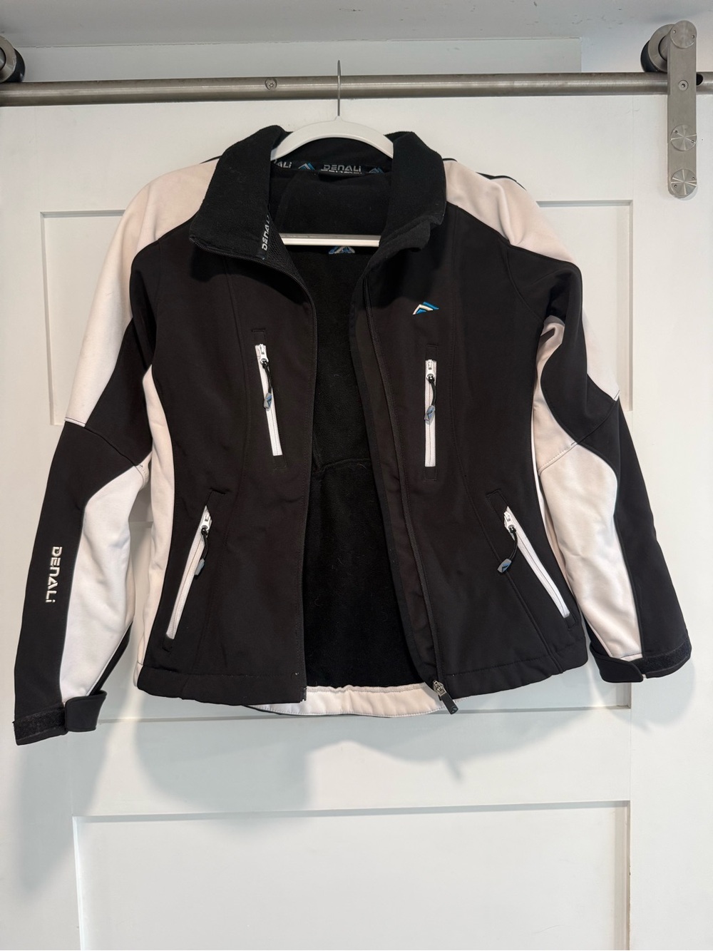 Denali Women’s Black & White Softshell Ski Jacket - size M